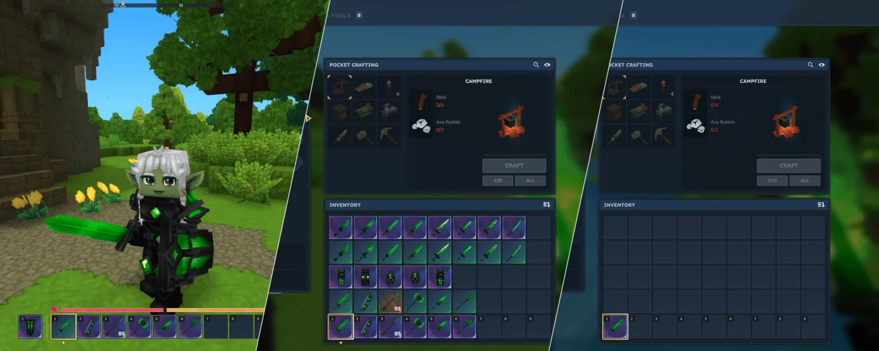 Emerald Armor & Weapons — Emerald Armor & Weapons screenshots 1–3