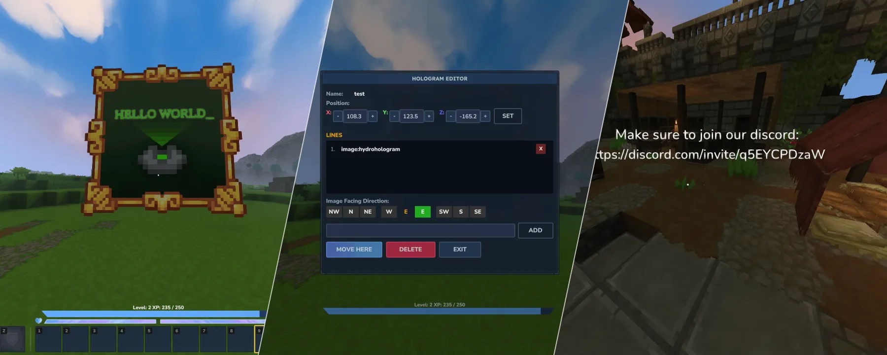 Hydro Hologram — Hydro Hologram screenshots 1–3