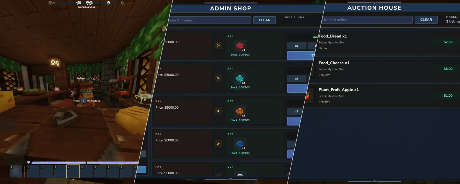 HyEssentialsX — HyEssentialsX screenshots 1–3