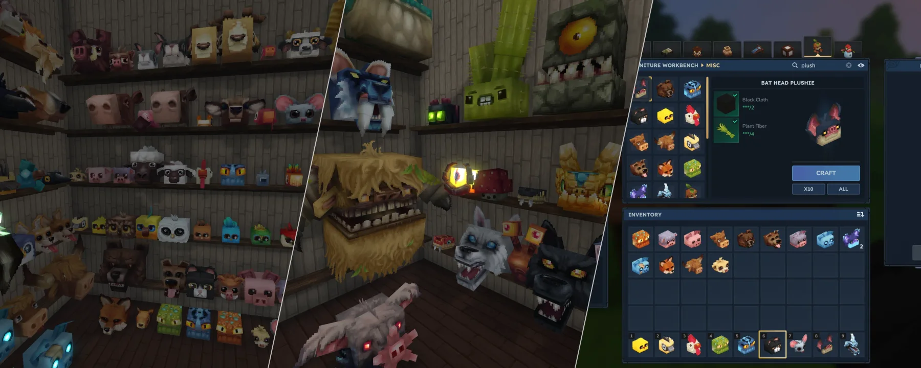 HayHay's Animal Head Plushies — HayHay's Animal Head Plushies screenshots 1–3