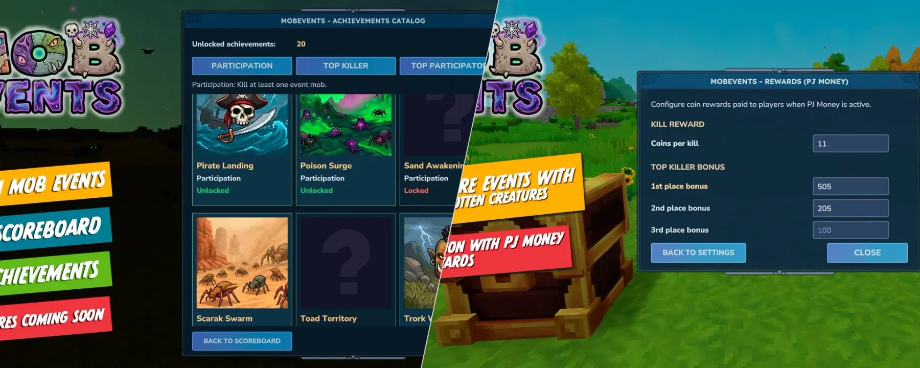 Mob Events — Mob Events screenshots 1–2