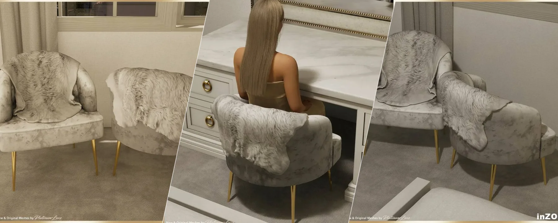 PL | LuLu Vanity Chair — PL | LuLu Vanity Chair screenshots 1–3