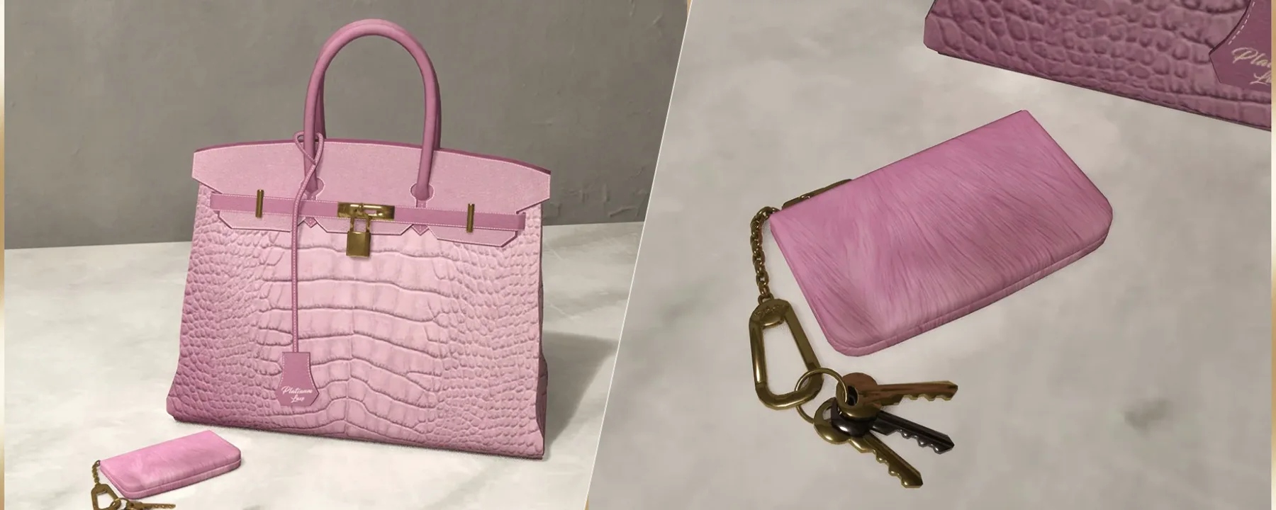 PL | Pink B-Lock Bag & Key Pouch — PL | Pink B-Lock Bag & Key Pouch screenshots 1–2