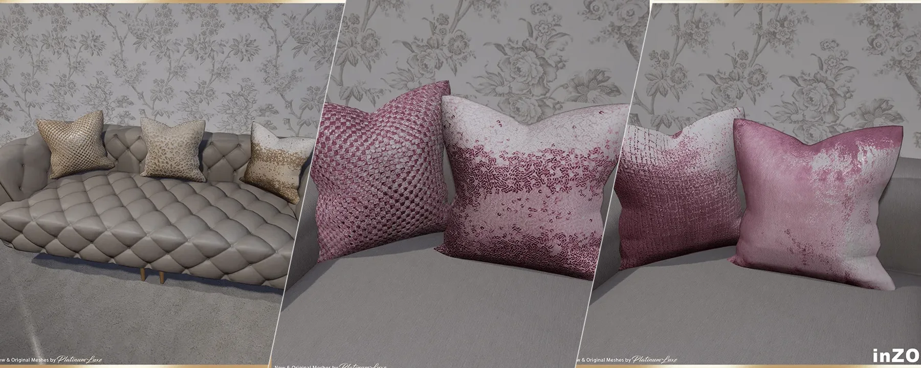 PL | Luxe Living Cushions V2 — PL | Luxe Living Cushions V2 screenshots 1–3