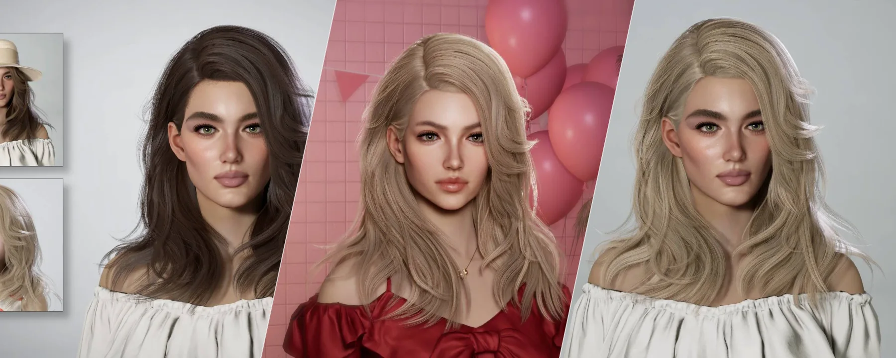 Margot Hairstyle — Margot Hairstyle screenshots 1–3