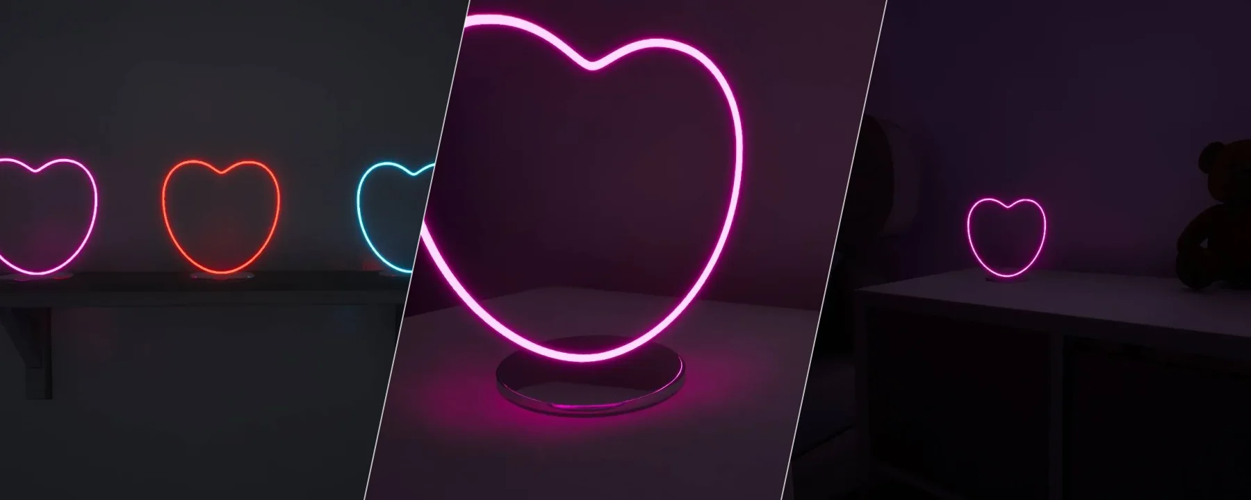 Heart Neon Lamp — Heart Neon Lamp screenshots 1–3