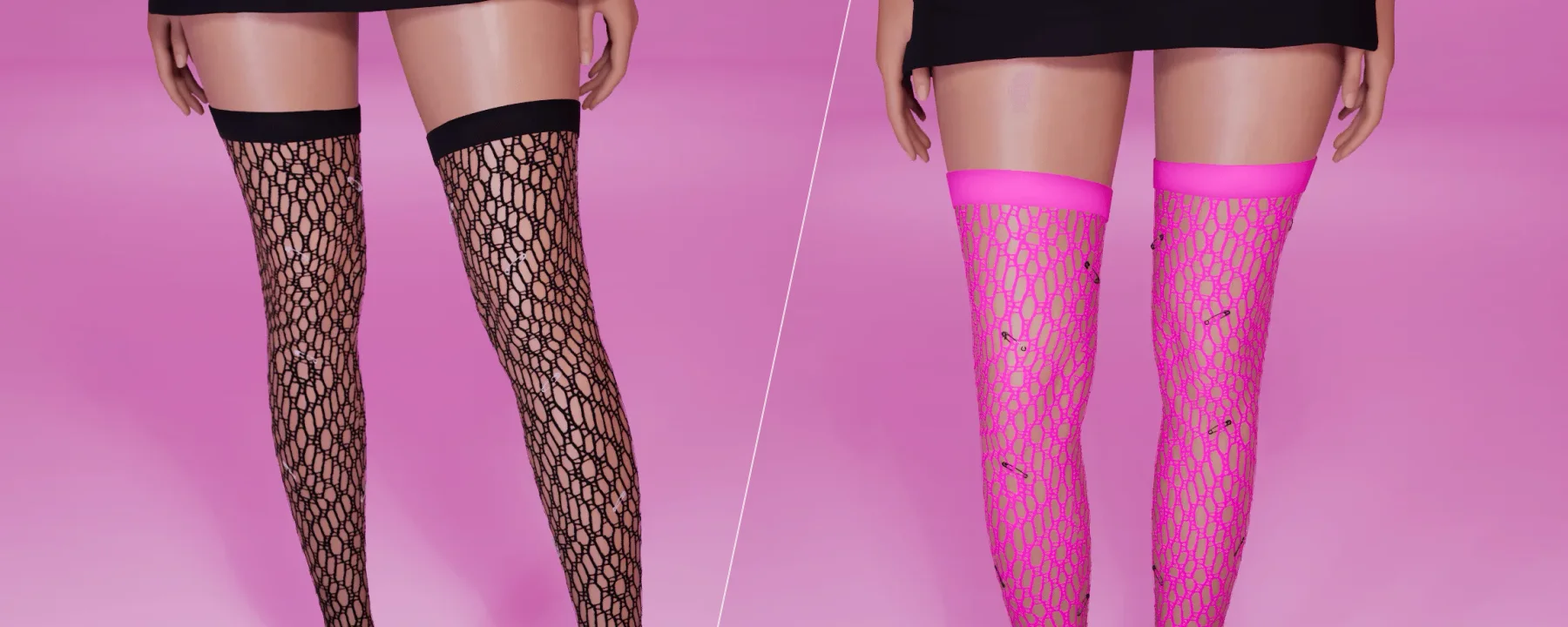 Safetypin Lace Stockings (Flat Shoes) — Safetypin Lace Stockings (Flat Shoes) screenshots 1–2