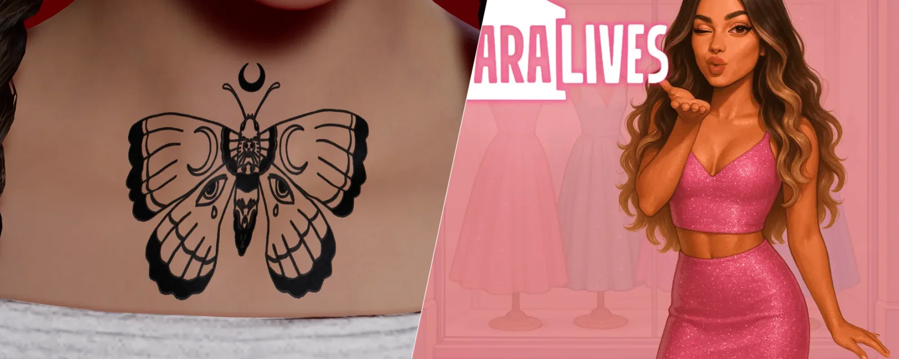 Neck Tattoo Collection | Moth — Neck Tattoo Collection | Moth screenshots 1–2