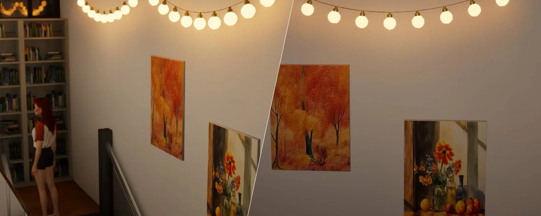 Warm String Lights — Warm String Lights screenshots 1–2