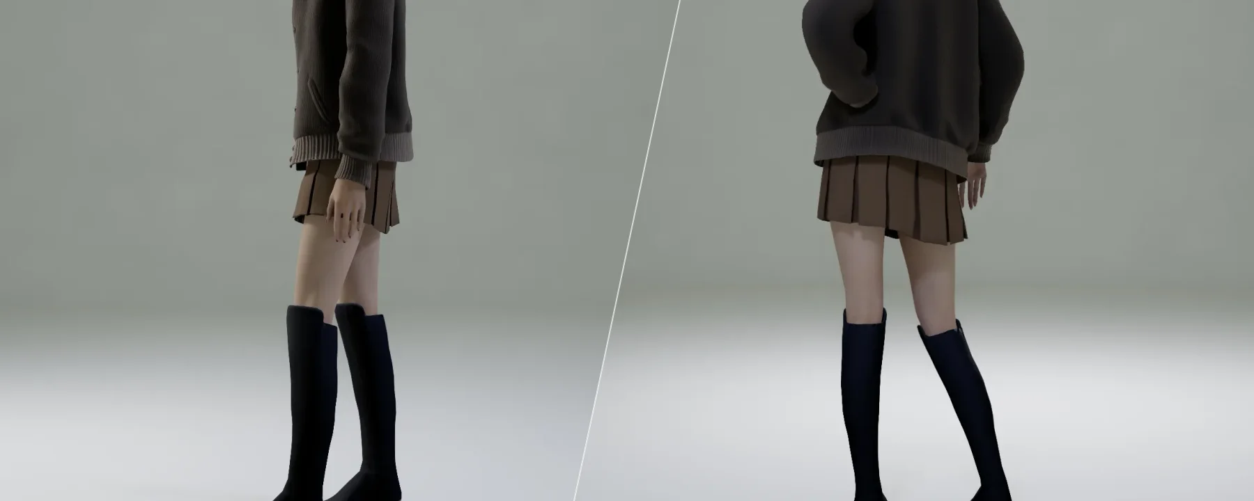 Suede Over-The-Knee Boots — Suede Over-The-Knee Boots screenshots 1–2