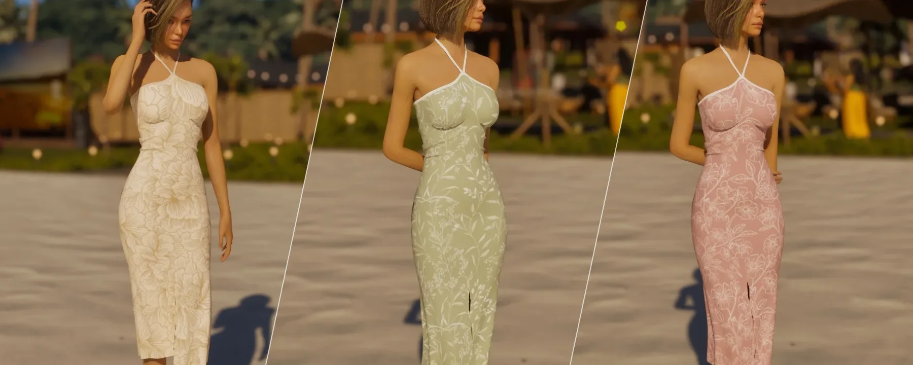 Capri Rose ✦ Dress — Four Shades Edition — Capri Rose ✦ Dress — Four Shades Edition screenshots 1–3