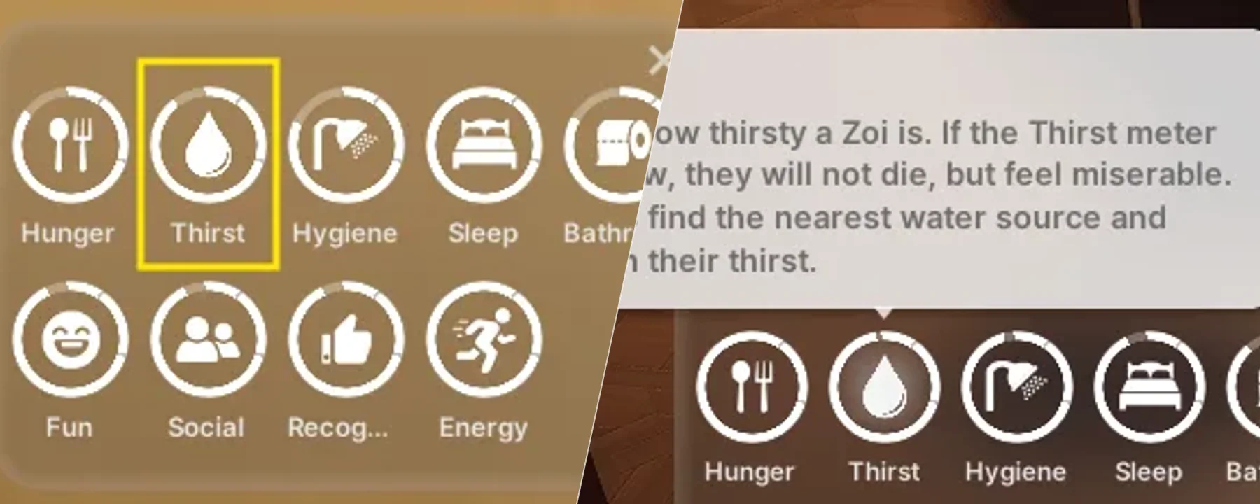 Stay Hydrated - New Need "Thirst" — Stay Hydrated - New Need "Thirst" screenshots 1–2