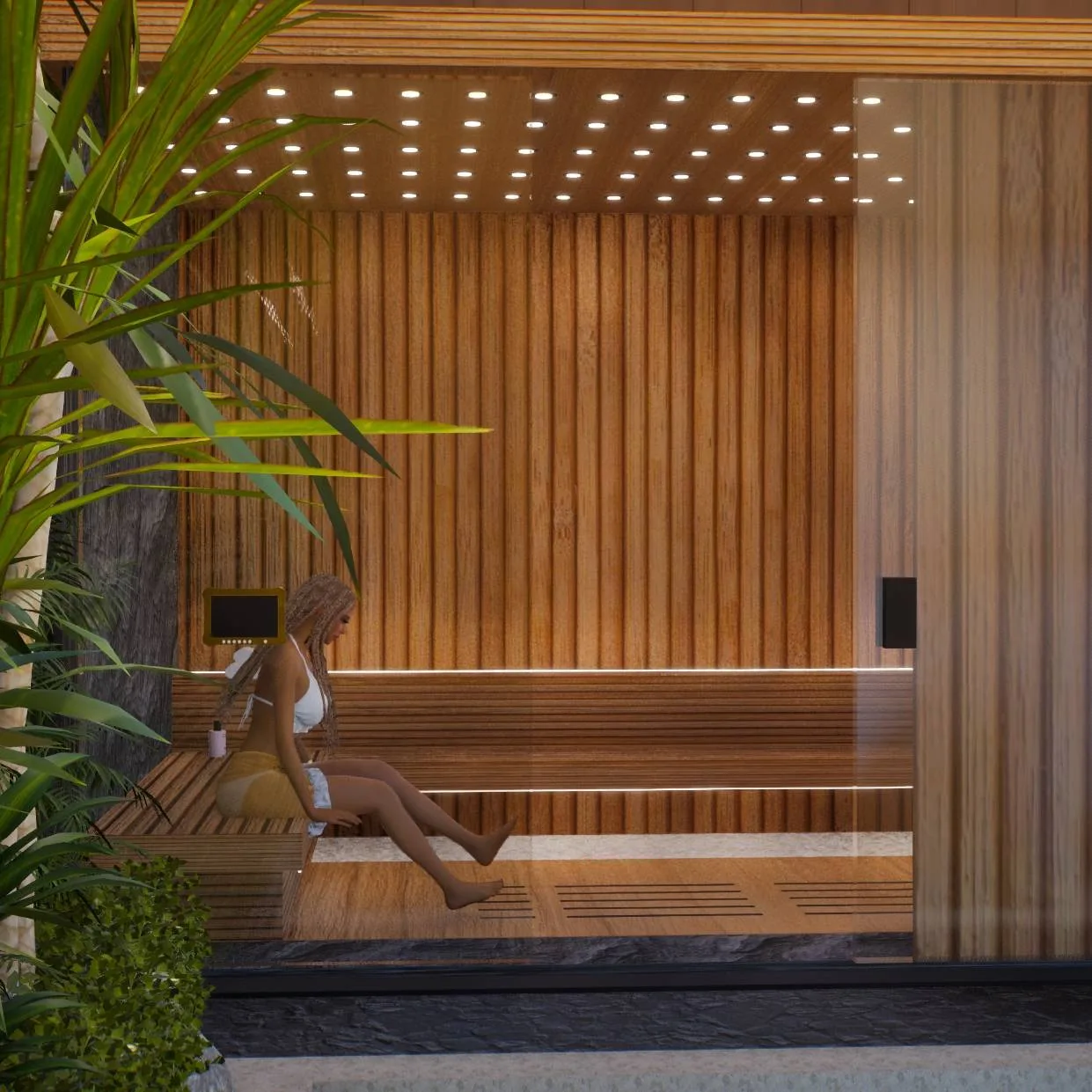 Luxe Oasis Collection — Walkable Sauna