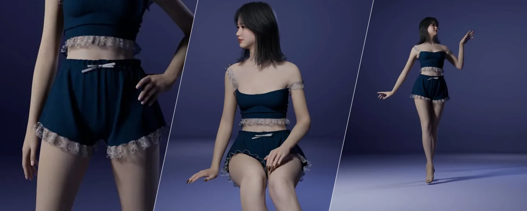  Lace Trim Shorts ✨ — Lace Trim Shorts ✨ screenshots 1–3