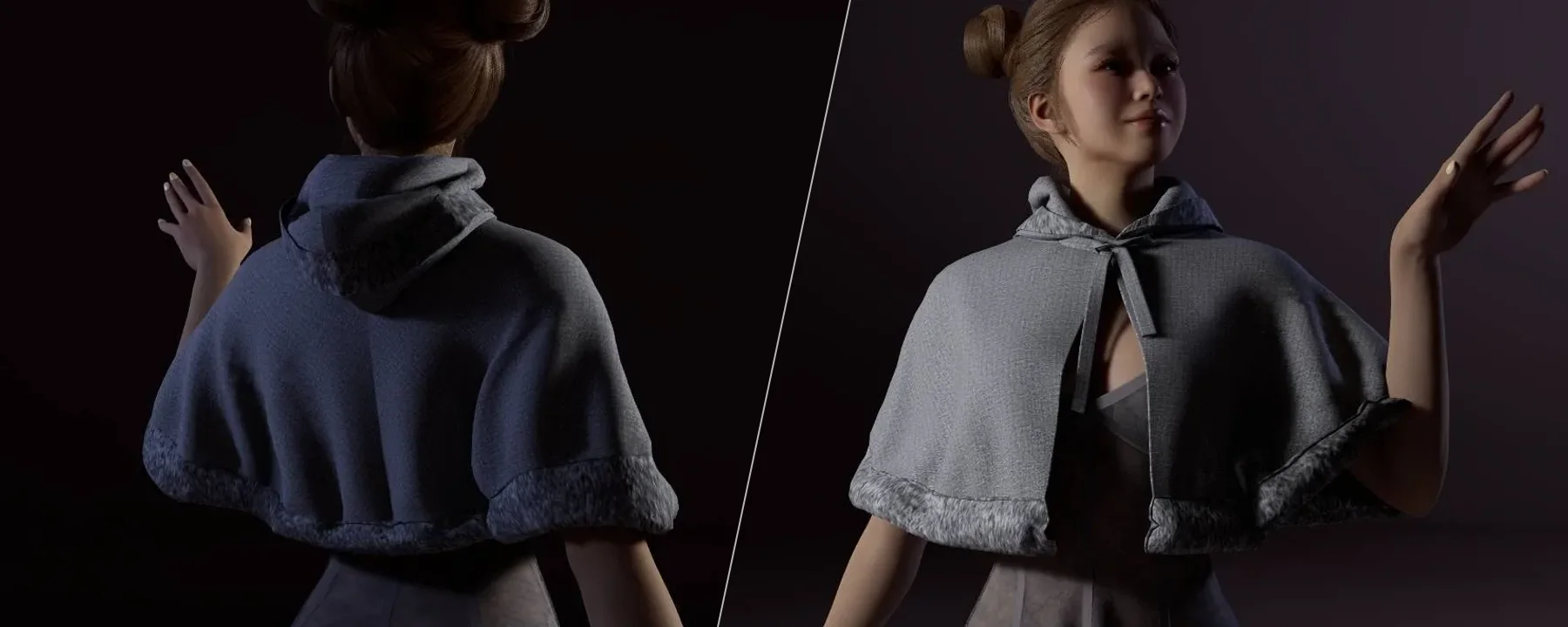 Elegant Capelet Cloak ✨🧥 — Elegant Capelet Cloak ✨🧥 screenshots 1–2