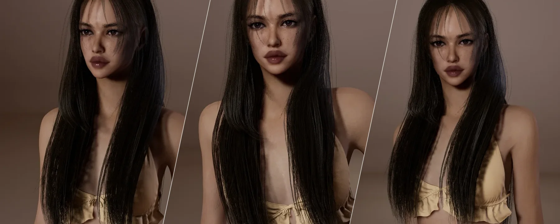 Midnight Silk ✦ Hair — Midnight Silk ✦ Hair screenshots 1–3