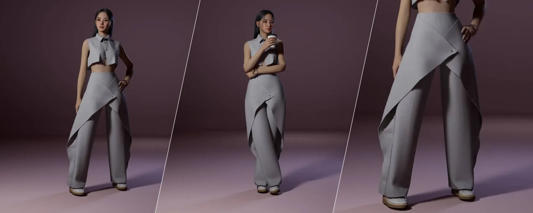  Asymmetrical Layered Pants 👖✨ — Asymmetrical Layered Pants 👖✨ screenshots 1–3