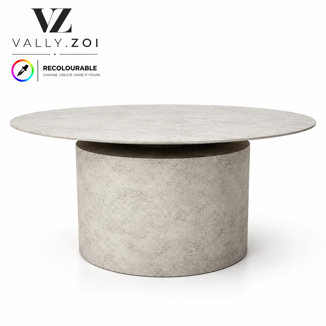 Homary Round Coffee Table [VZ] screenshot 1