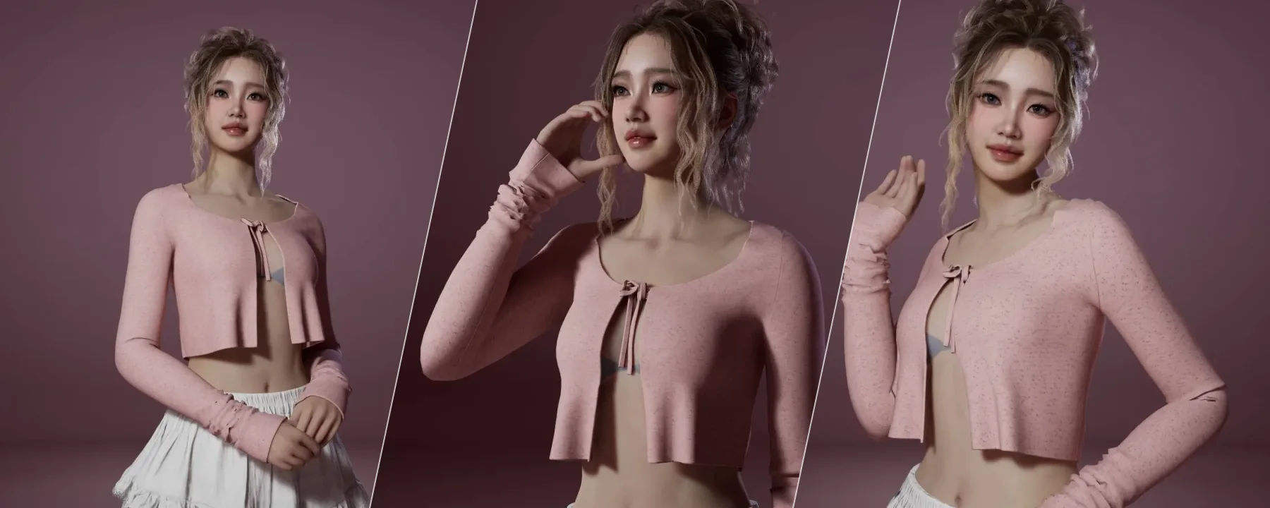 Soft Knit Crop Cardigan 🌸🧶 — Soft Knit Crop Cardigan 🌸🧶 screenshots 1–3