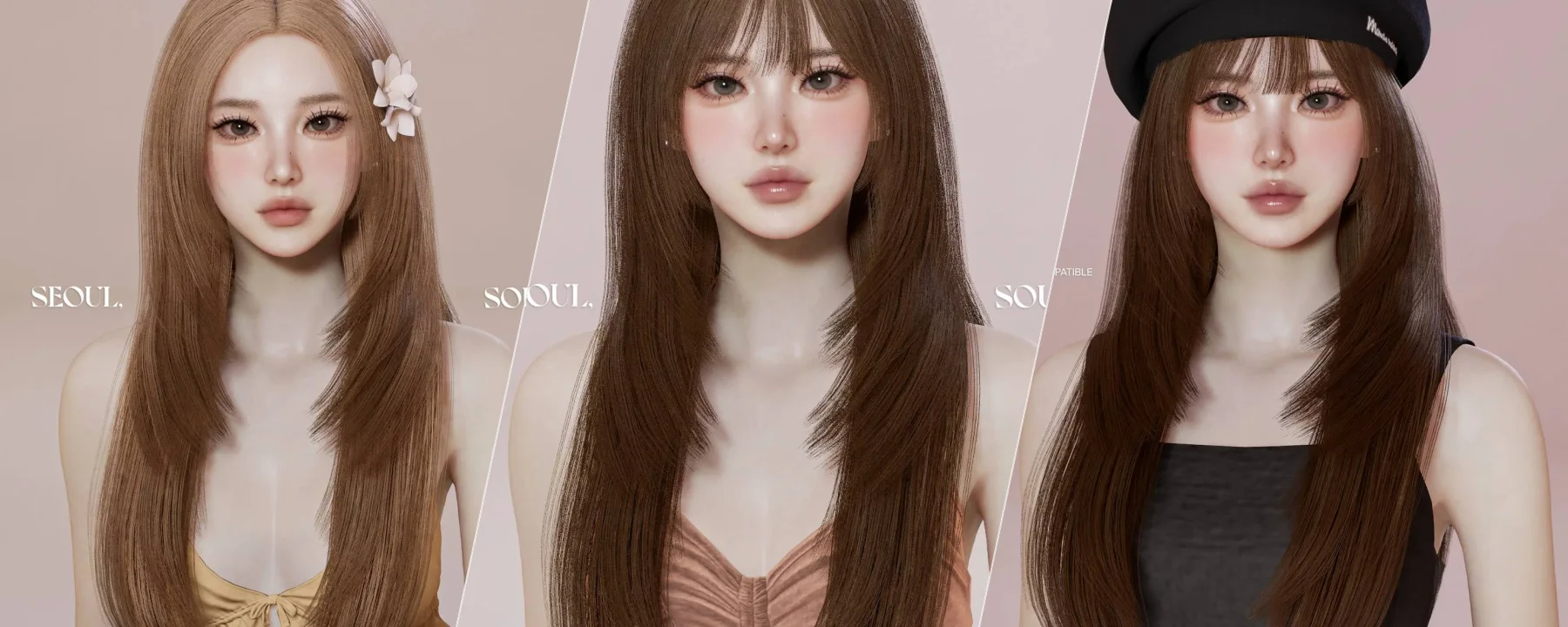 SEOULSOUL_HAIR_002 — SEOULSOUL_HAIR_002 screenshots 1–3