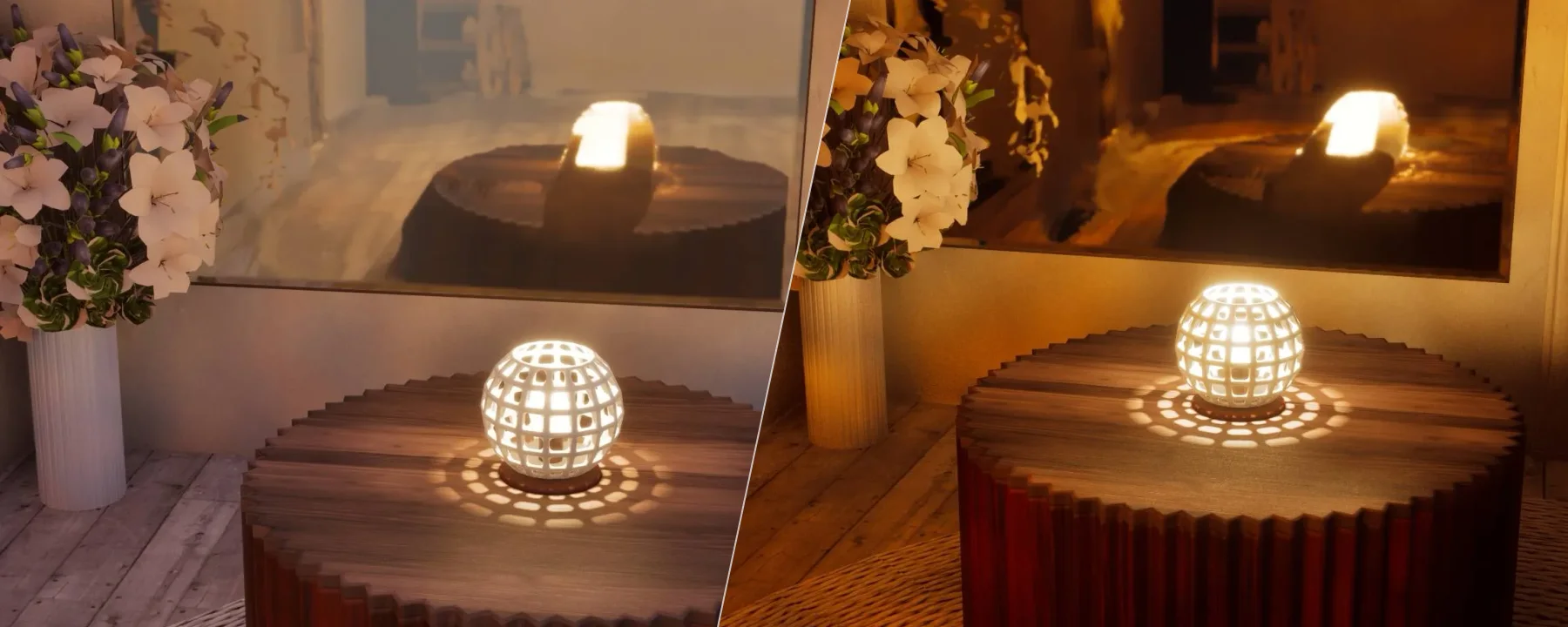 Lattice Glow Lamp — Lattice Glow Lamp screenshots 1–2