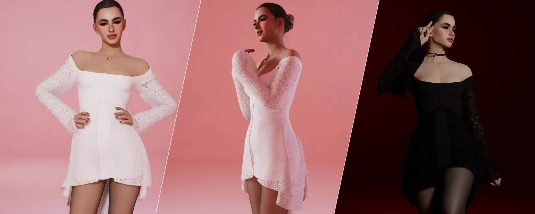 💋 Lace Elegance Dress — 💋 Lace Elegance Dress screenshots 1–3