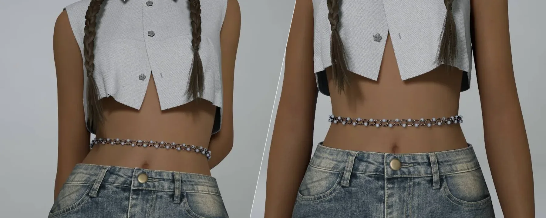 💍 Silver Belly Chain or necklace — 💍 Silver Belly Chain or necklace screenshots 1–2