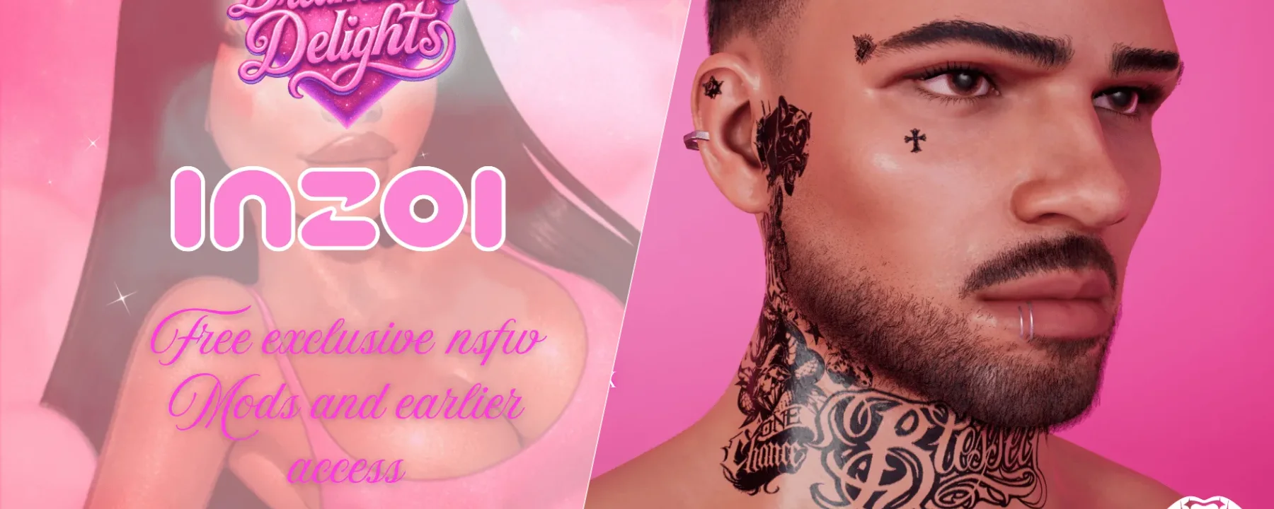 Face Tattoo Blessed | Female & Male — Face Tattoo Blessed | Female & Male screenshots 1–2