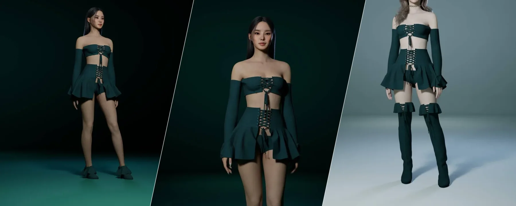 💚 Laced Enchant Skirt — 💚 Laced Enchant Skirt screenshots 1–3