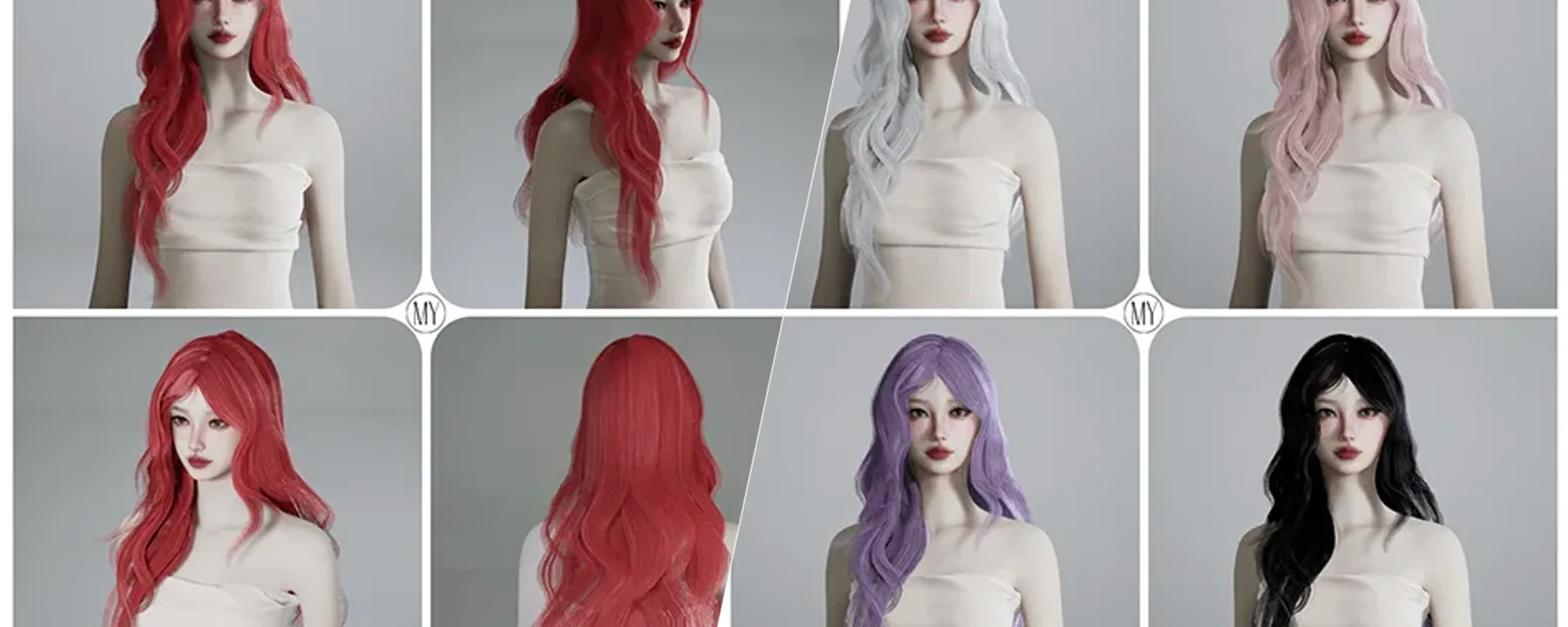 Mythian_Hair002 — Mythian_Hair002 screenshots 1–2