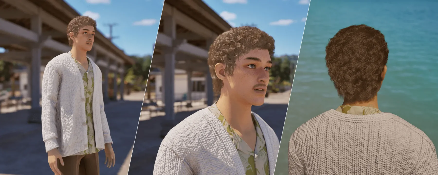 Niven Hair 09 - Morocho Hair (Males) — Niven Hair 09 - Morocho Hair (Males) screenshots 1–3