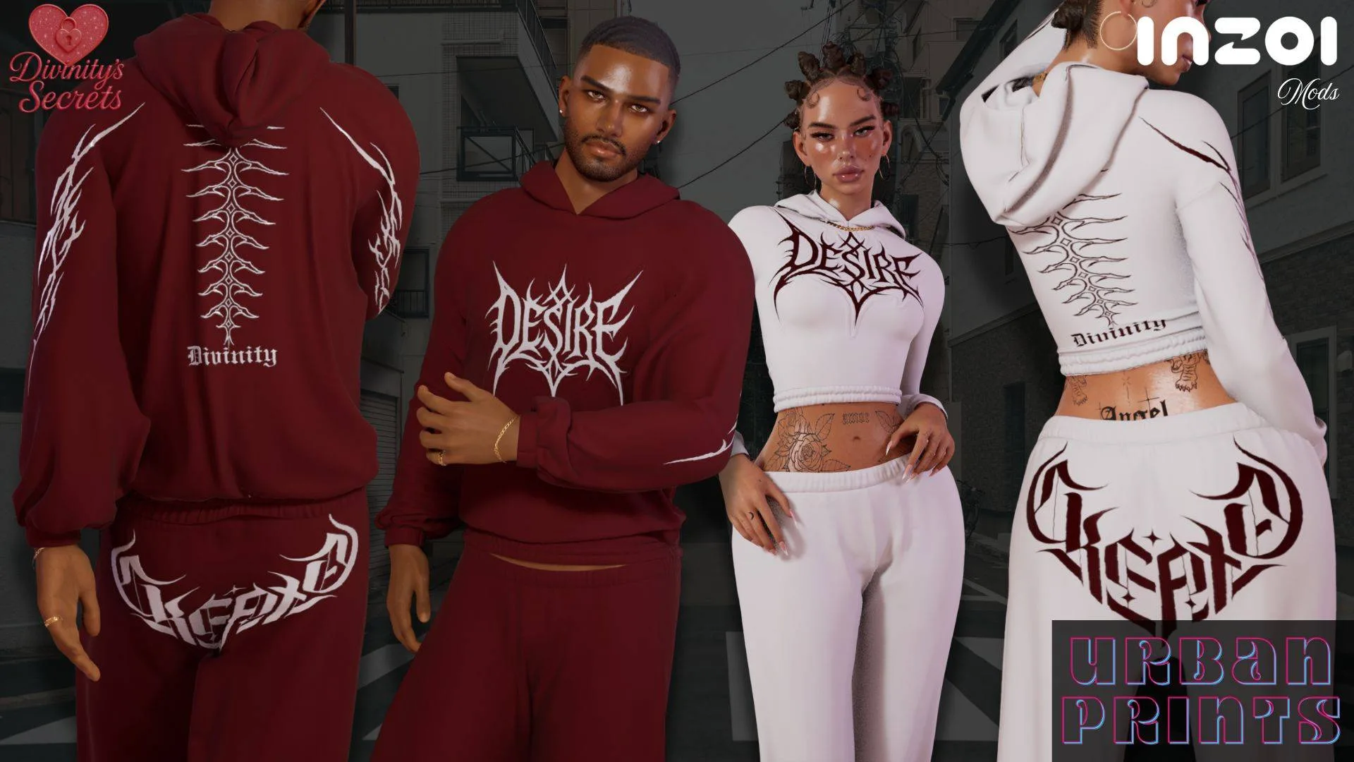 Desire Sweatsuit Sets | Urban Prints screenshot 1