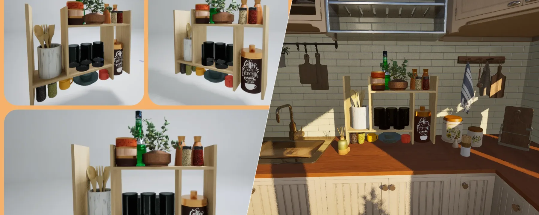 Kitchen counter — Kitchen counter screenshots 1–2
