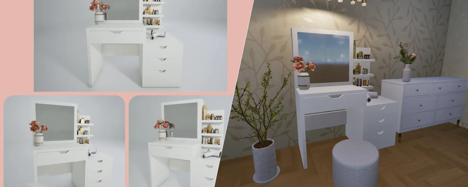 Compact Dressing table — Compact Dressing table screenshots 1–2