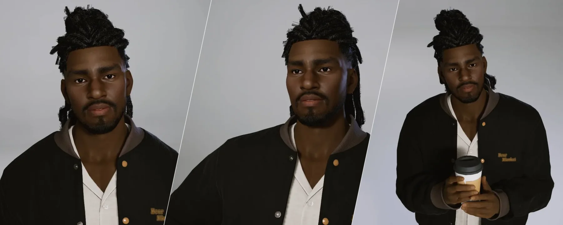 Niven Hair 31 - Tyrone Hair (Males) — Niven Hair 31 - Tyrone Hair (Males) screenshots 1–3