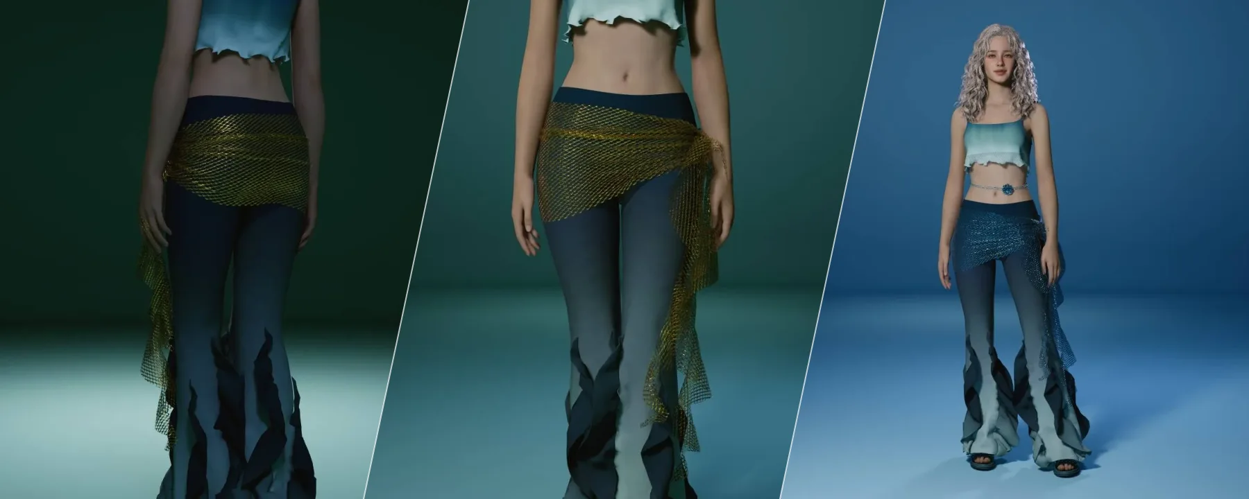 🌊 Sheer Mesh Pareo – Aquarius-Inspired Flow ✨♒ — 🌊 Sheer Mesh Pareo – Aquarius-Inspired Flow ✨♒ screenshots 1–3