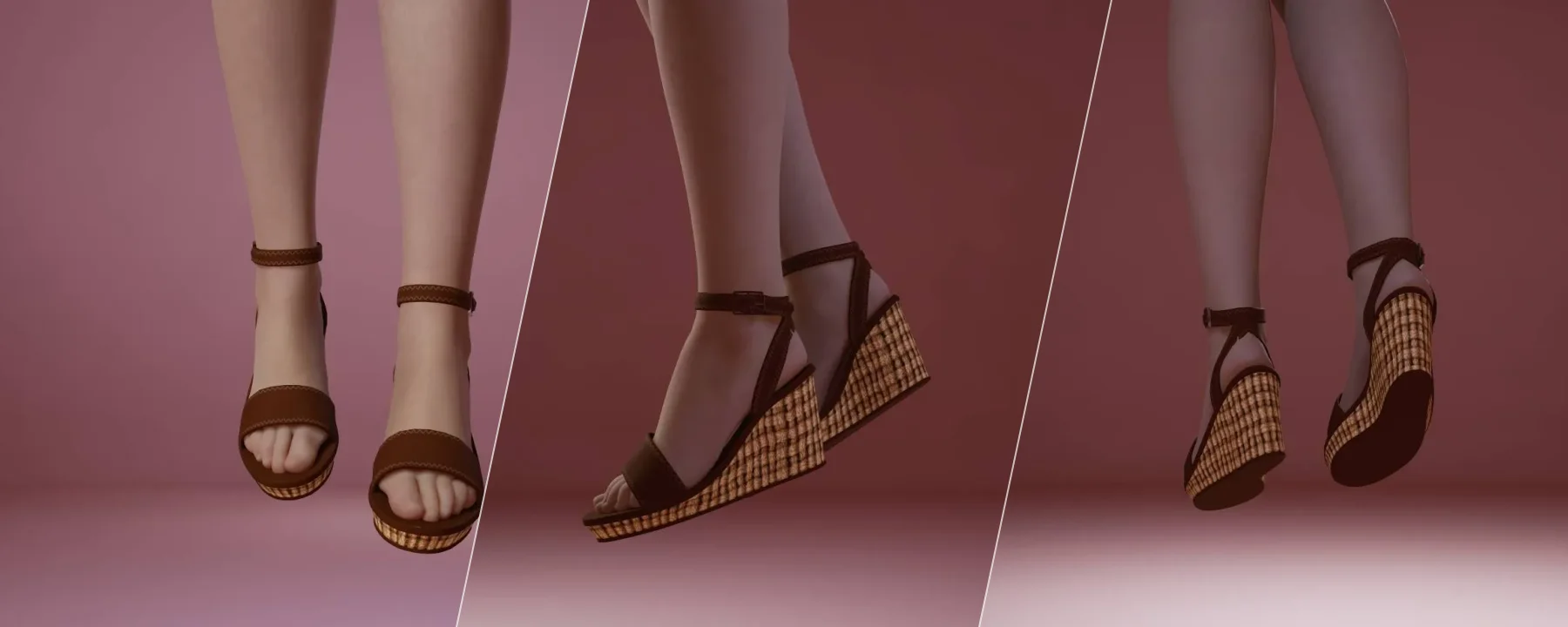 🤎 Woven Horizon Wedge Sandals ✨ — 🤎 Woven Horizon Wedge Sandals ✨ screenshots 1–3