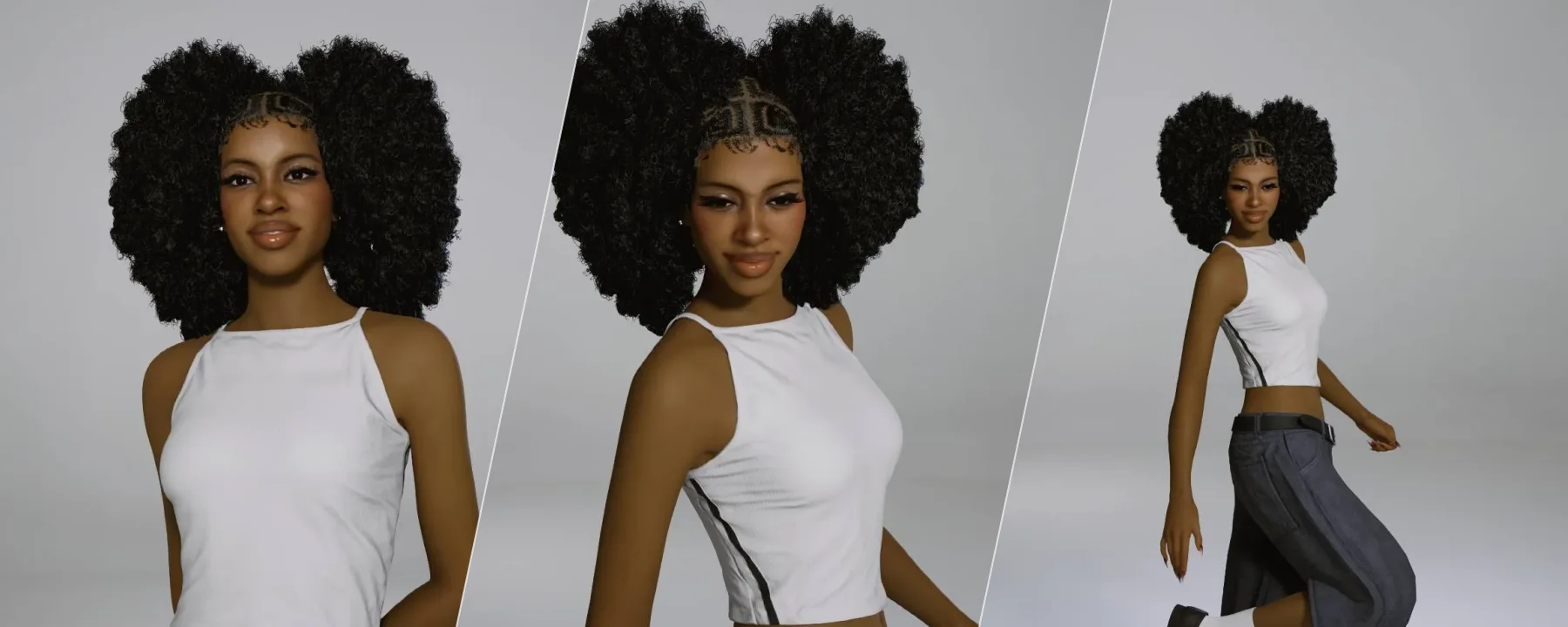 Niven Hair 36 - Pretty Hair — Niven Hair 36 - Pretty Hair screenshots 1–3