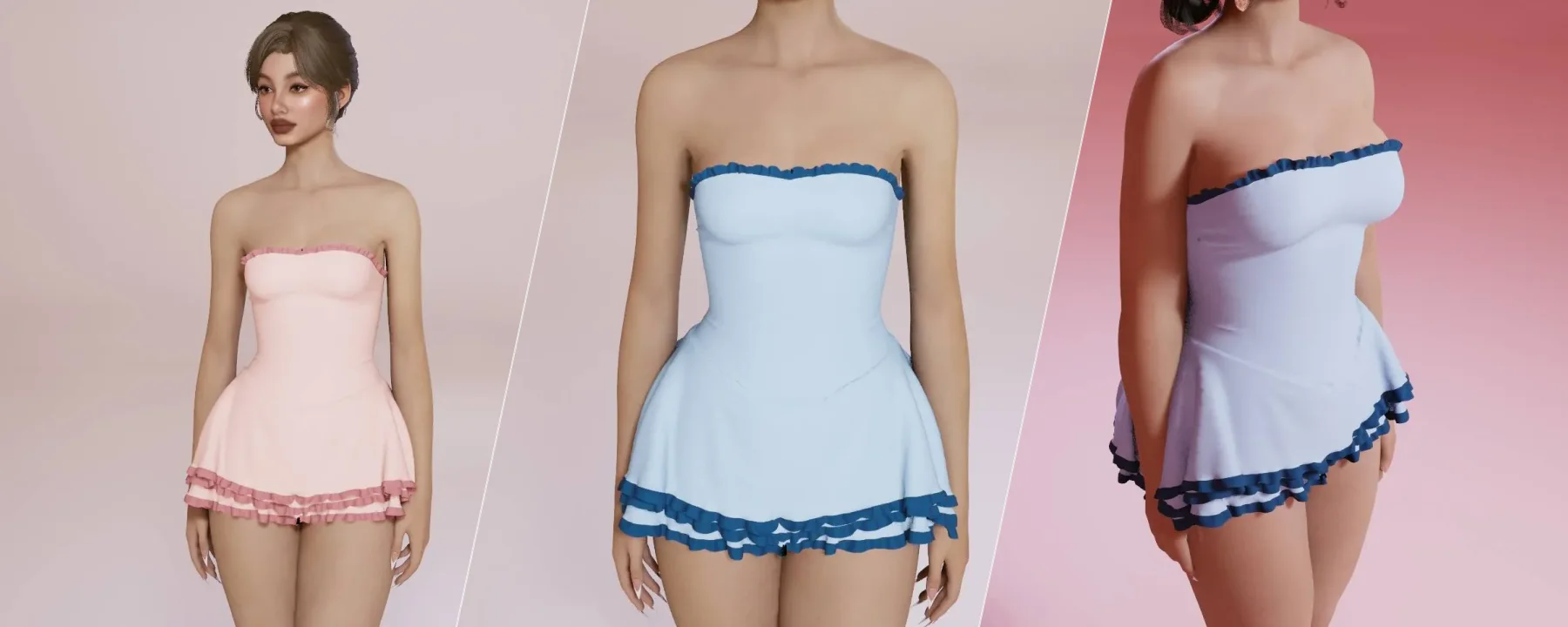 Sweetheart Ruffle Dress — Sweetheart Ruffle Dress screenshots 1–3