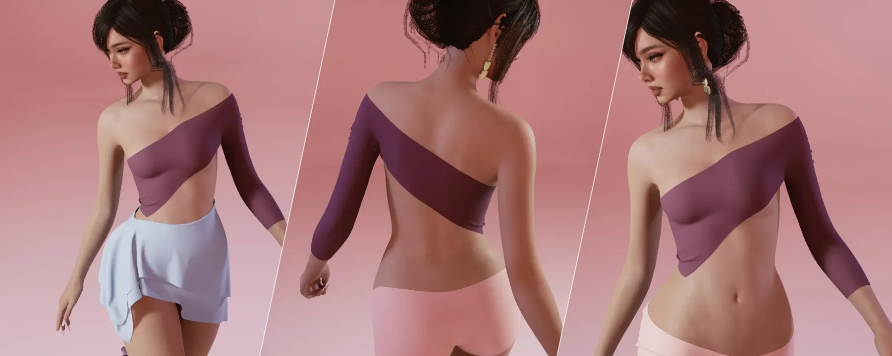 Asymmetrical Crop-Top — Asymmetrical Crop-Top screenshots 1–3