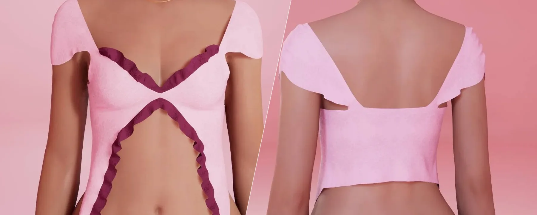 Ruffle Open Top — Ruffle Open Top screenshots 1–2