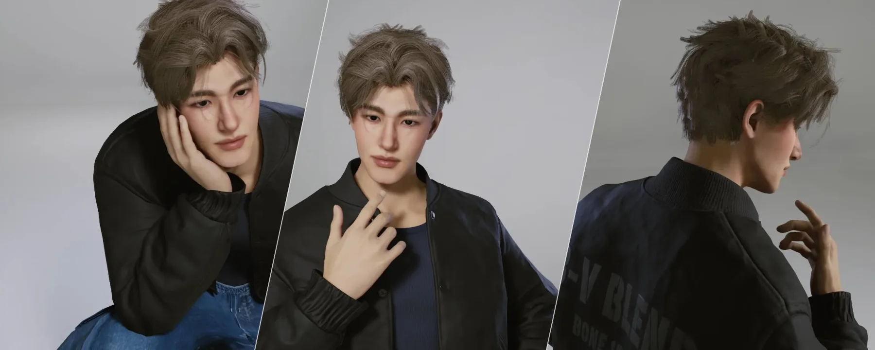 Niven Hair 42 - Malgon Hair (Males) — Niven Hair 42 - Malgon Hair (Males) screenshots 1–3
