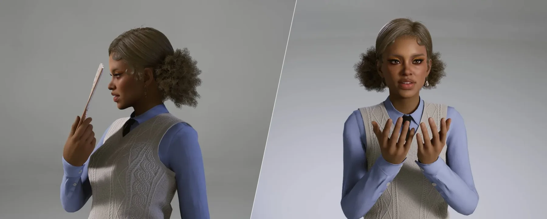 Niven Hair 47 - Sabrina Hair (Females) — Niven Hair 47 - Sabrina Hair (Females) screenshots 1–2