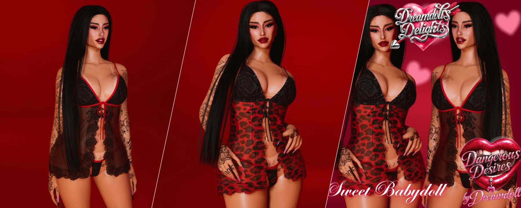 Sweet Babydoll Set | Dangerous Desires — Sweet Babydoll Set | Dangerous Desires screenshots 1–3
