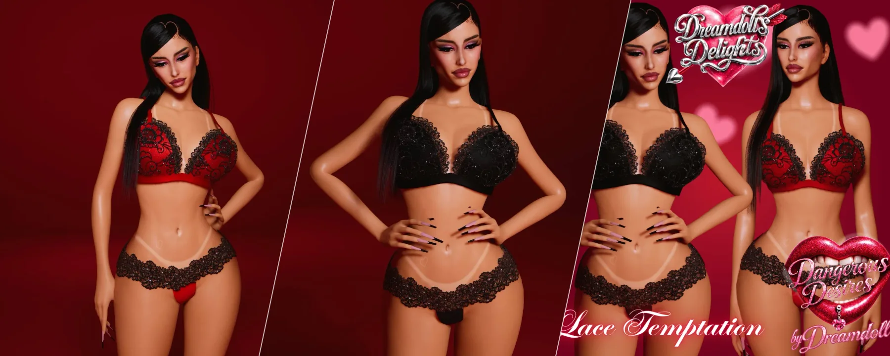 Lace Temptation Set | Dangerous Desires — Lace Temptation Set | Dangerous Desires screenshots 1–3