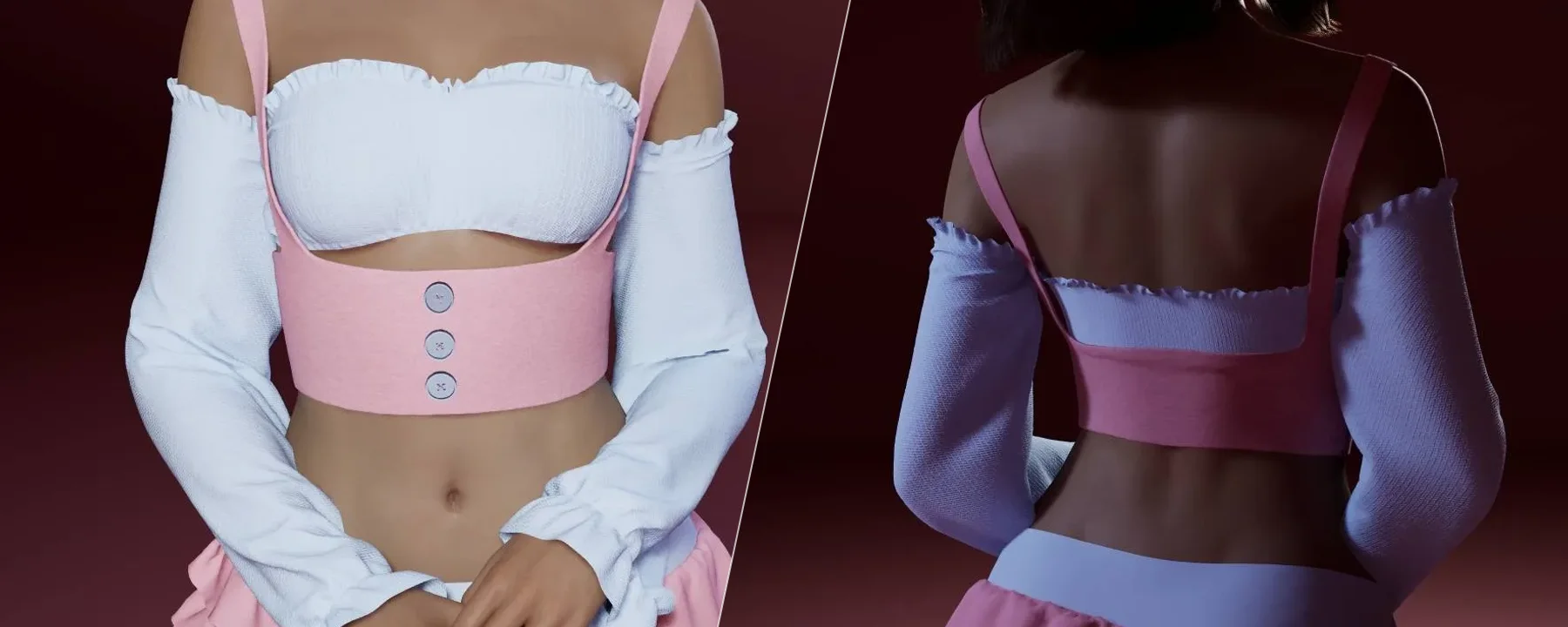 Baby Doll Underbust Corset — Baby Doll Underbust Corset screenshots 1–2