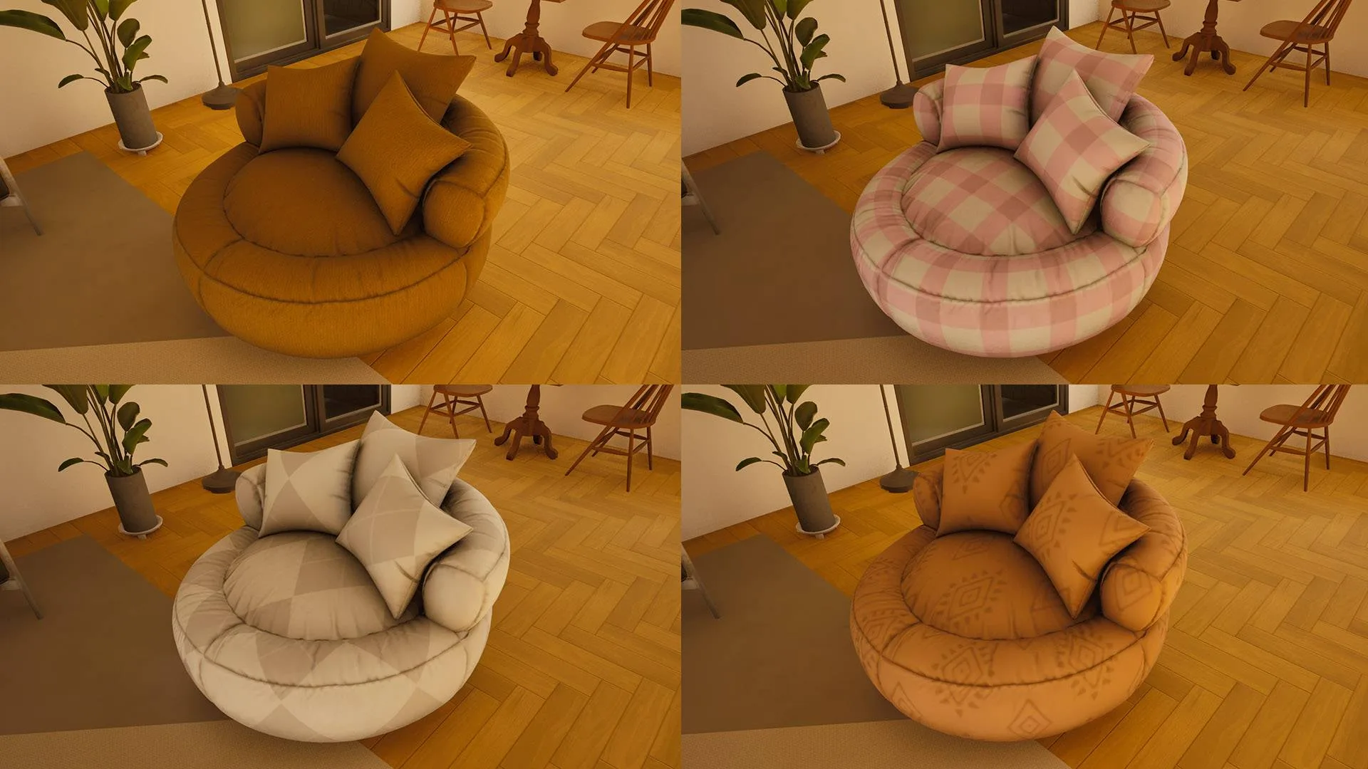 NCTN Round Lounge Chair screenshot 1
