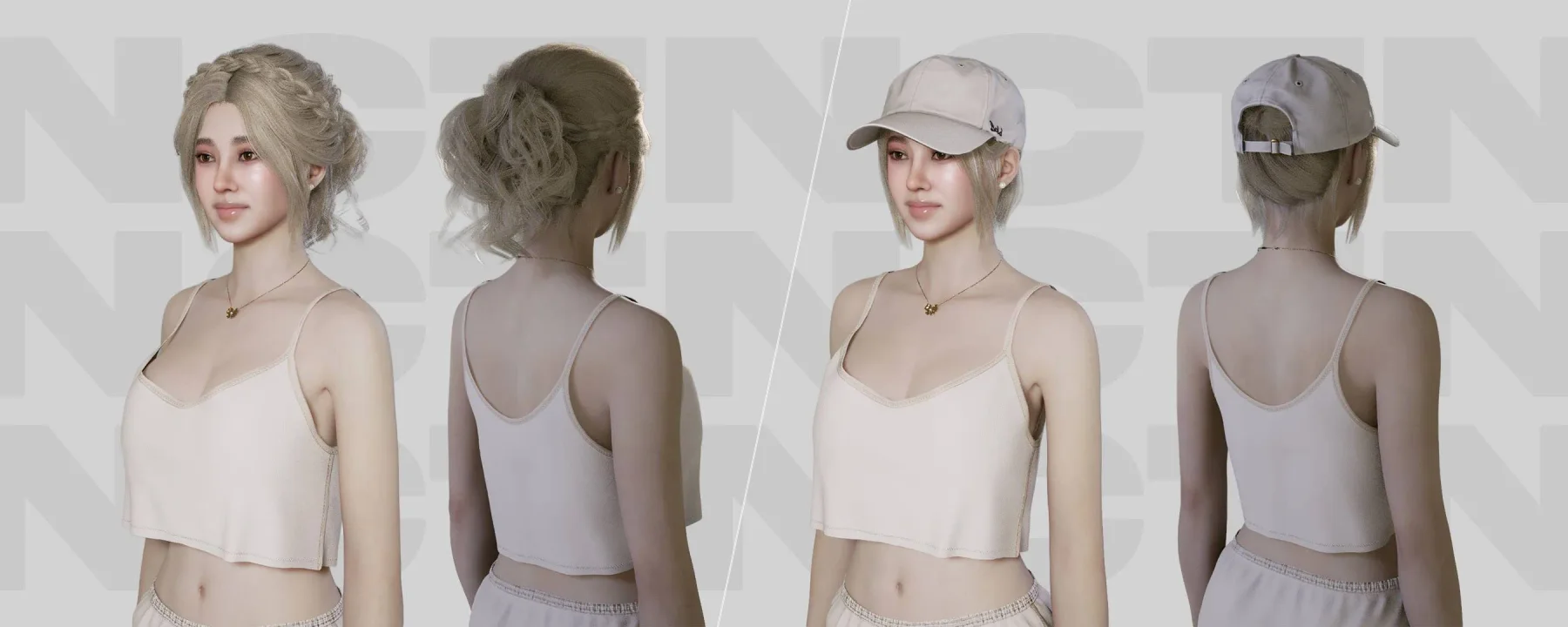 NCTN Elena Hairstyle — NCTN Elena Hairstyle screenshots 1–2