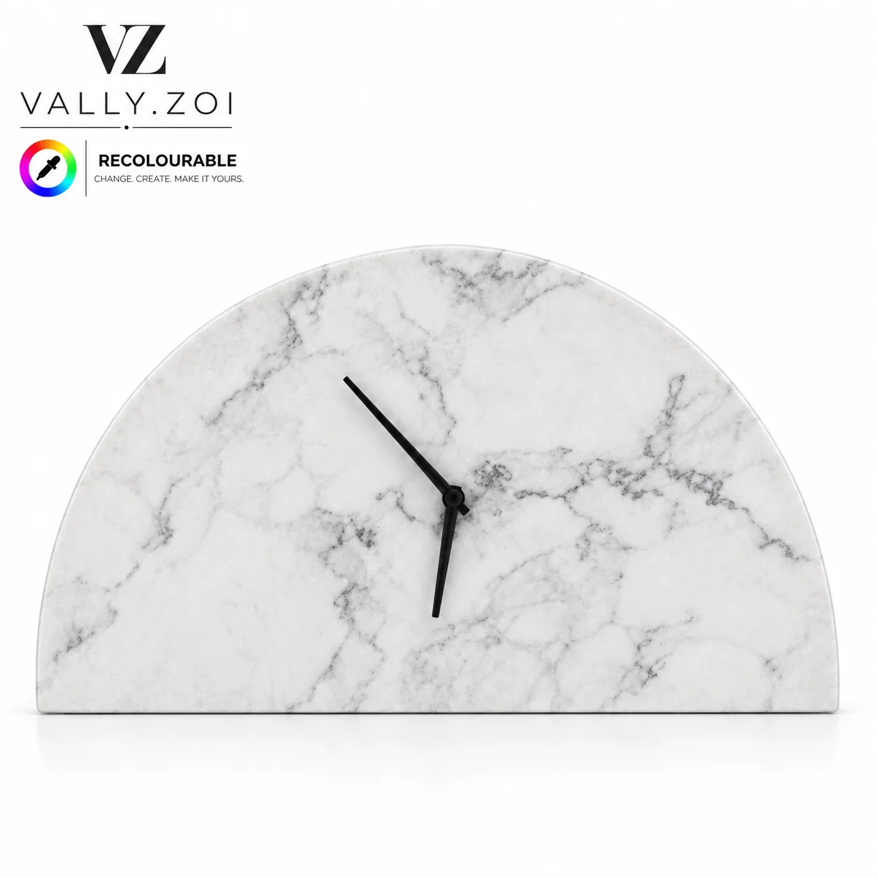Terra Arc Marble Table Clock [VZ] — img