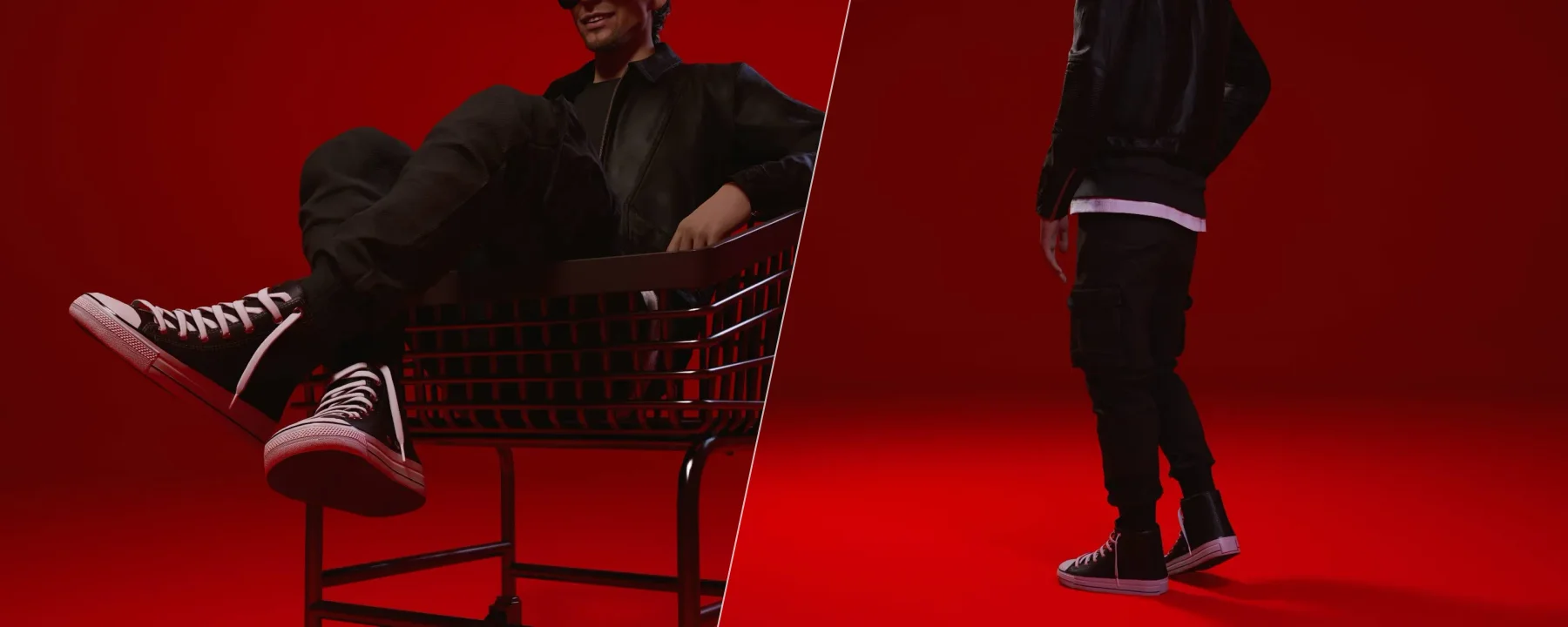 Men's High Top Sneakers. — Men's High Top Sneakers. screenshots 1–2